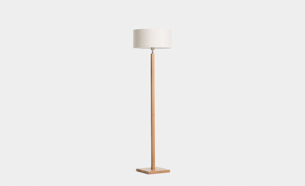 White/Wooden Oslo Lamp | Crimons