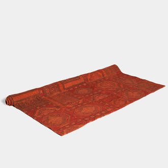 Patchwork Carpet: Deep-Red/Orange | Crimons