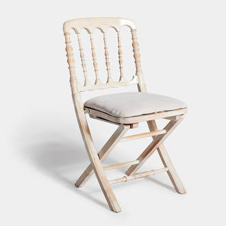 White Napoleon Chair | Crimons