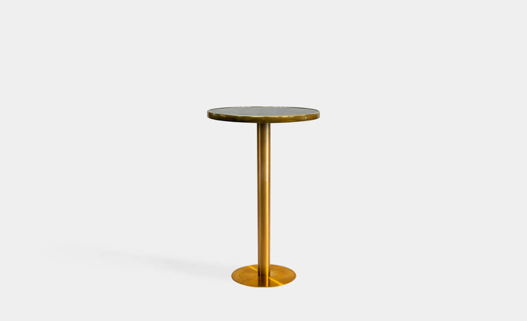 Gold Marble High Table | Crimons