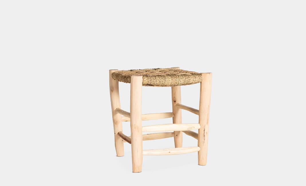 Natural Low Rope Stool | Crimons