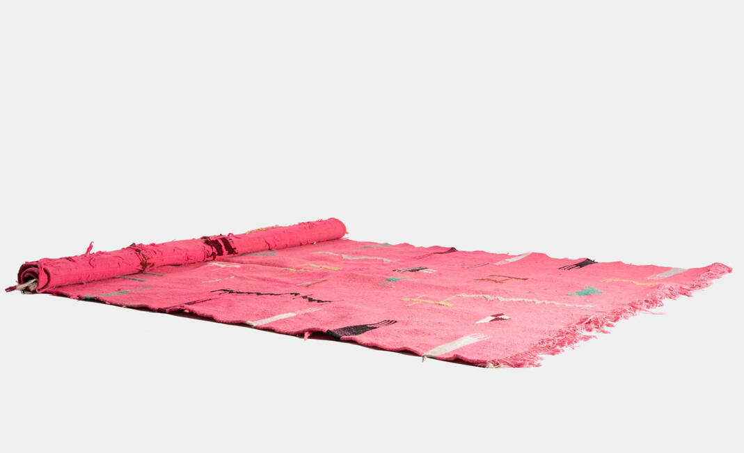 Pink Kilim Rug | Crimons