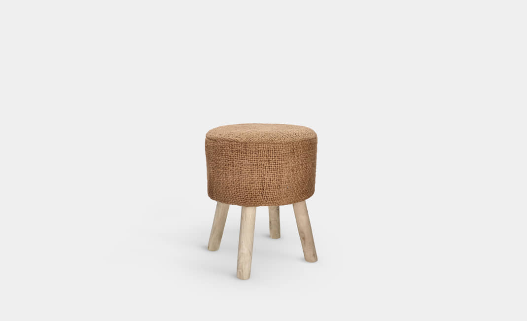 Knitted Camel Pouf | Crimons