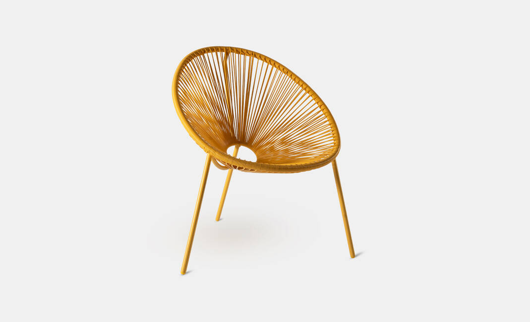 Yellow Acapulco Armchair 2 | Crimons