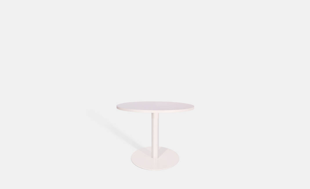 Low Finland White Table 60Ø | Crimons