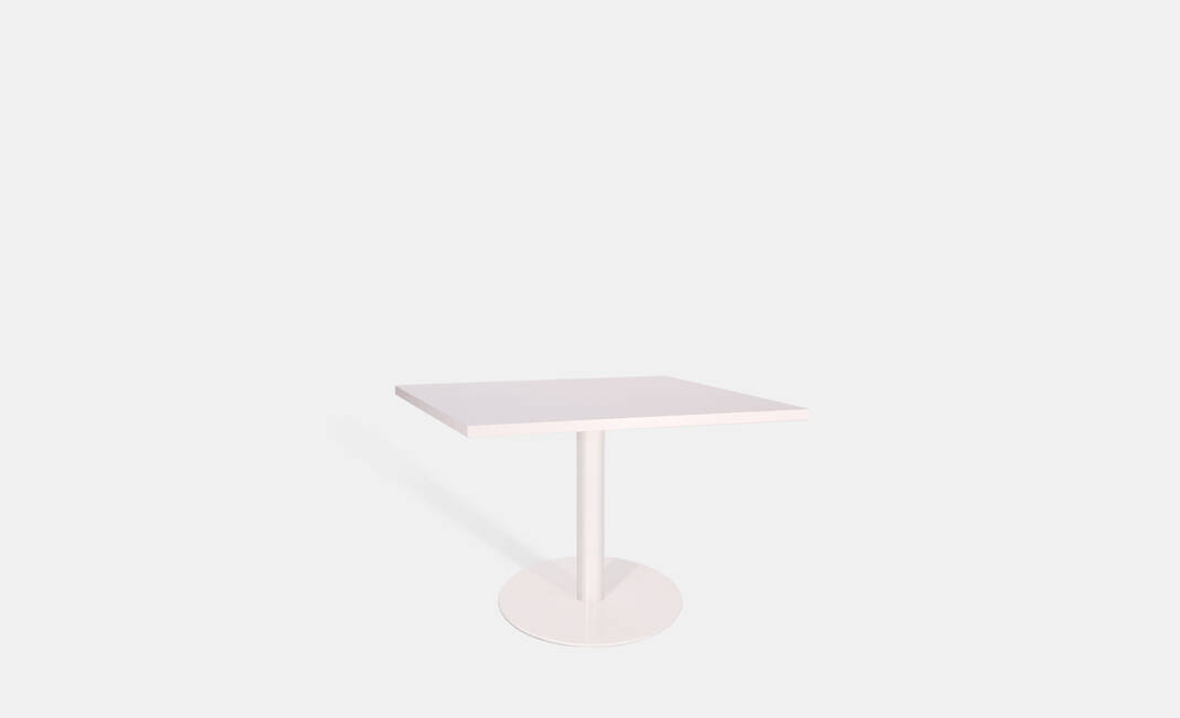 Low Finland White Table 60*60* | Crimons