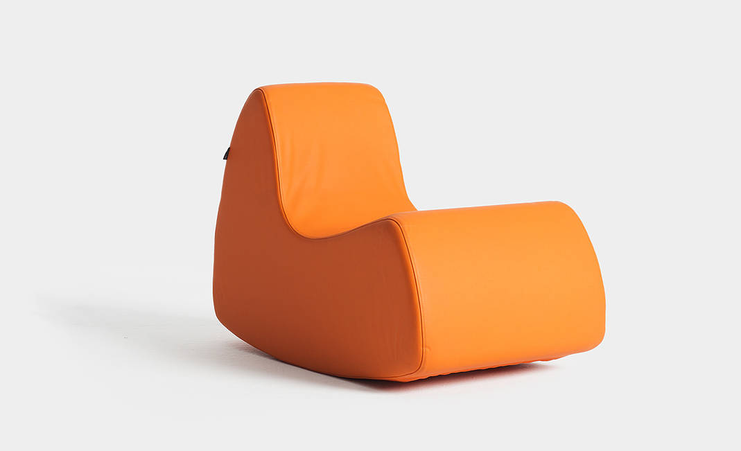 Orange Gran Prix armchair | Crimons