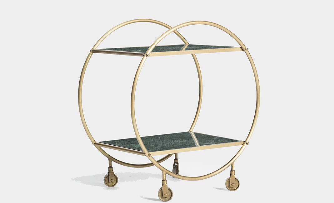 Green Marbre Trolley  | Crimons
