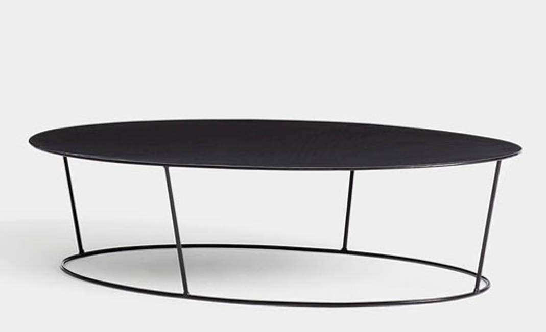 Black Oval Table | Crimons