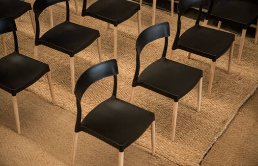 Black Oslo Chair | Crimons