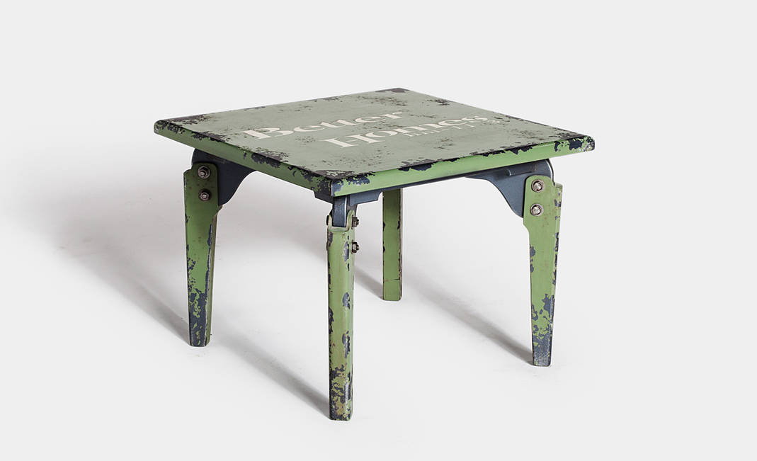 Green Factory Table | Crimons