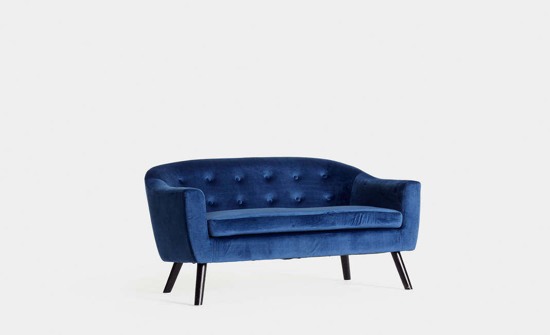 Blue Velvet Sofa | Crimons
