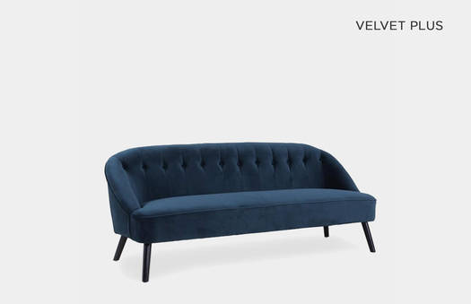 Sofá Velvet Azul | Crimons
