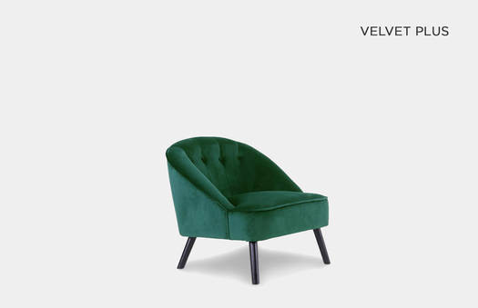 Green Velvet armchair | Crimons