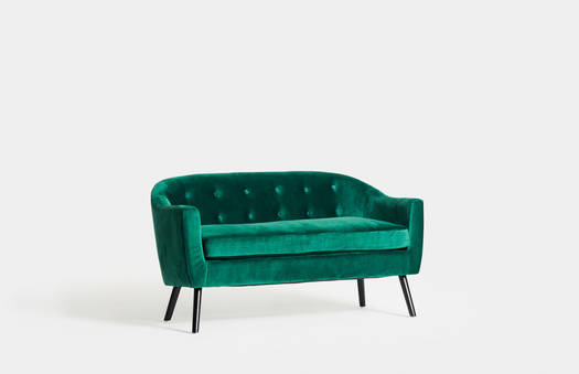 Green Velvet Sofa  | Crimons