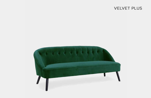 Green Velvet Sofa  | Crimons