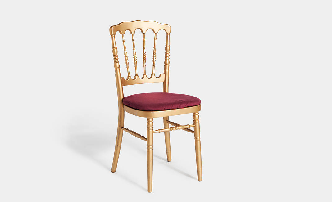 Cadira Napoleón Daurada | Crimons