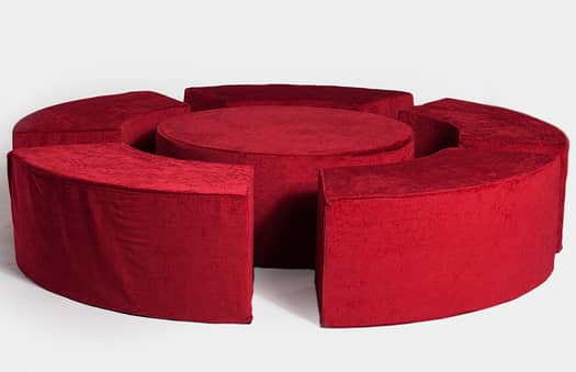 Red Bistrot Sofa | Crimons