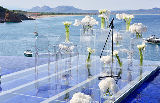 Una boda única con vistas al Mediterráneo | Crimons