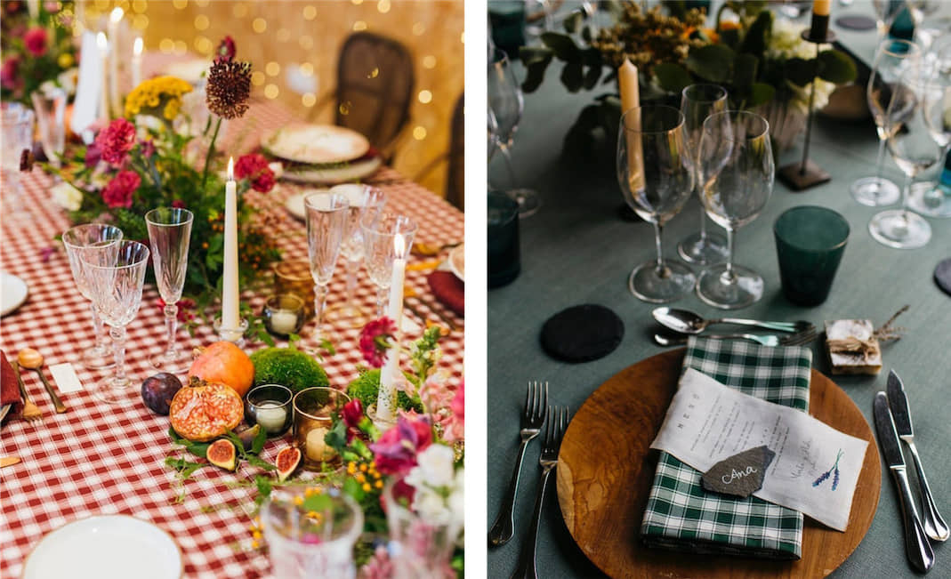 Ideas para decorar mesas de boda | Crimons