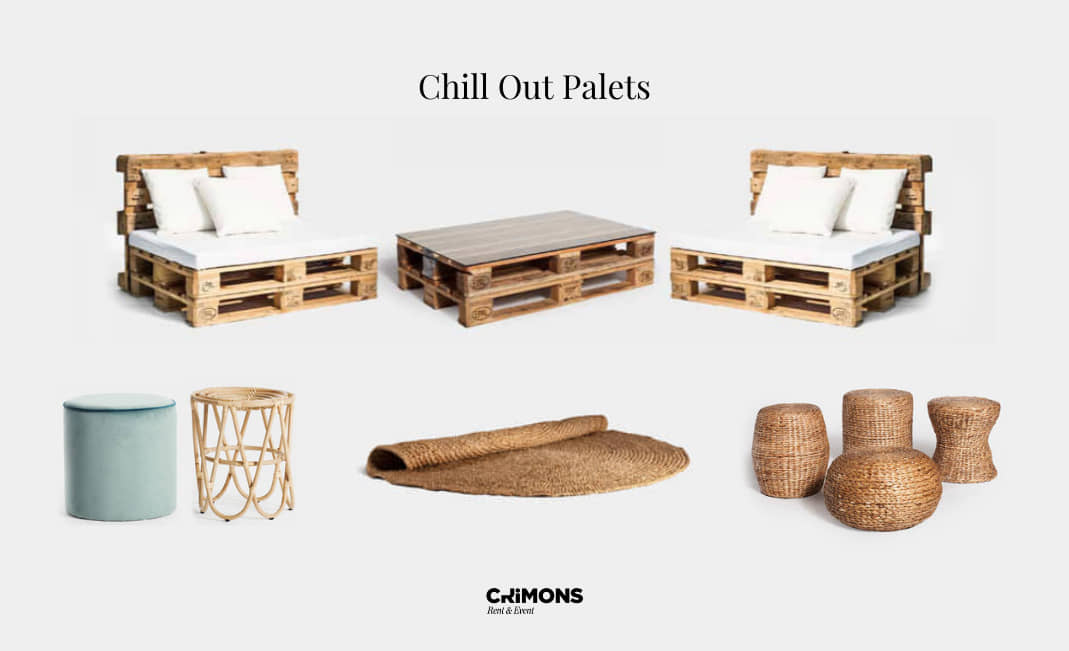 Outdoors chill outs for summer events | Crimons