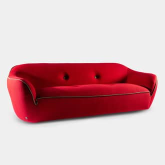 Rugby Red Sofa | Crimons