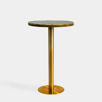Gold Marble High Table | Crimons