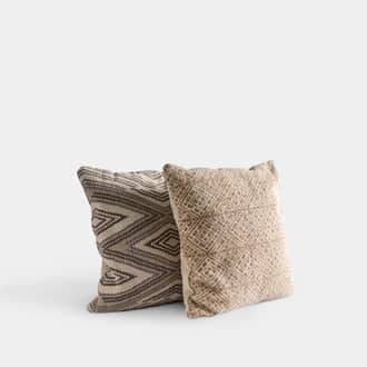 Sand Colour Etnic Cushion | Crimons