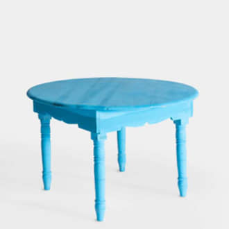 Turquoise Rope Round Table | Crimons