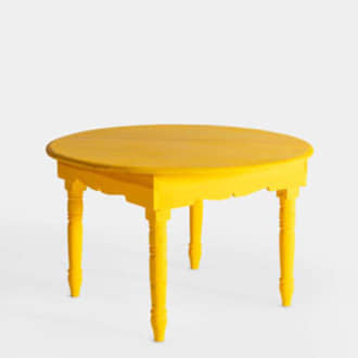 Yellow Rope Round Table | Crimons
