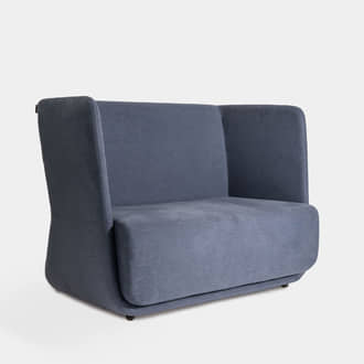 Slim Blue Sofa | Crimons