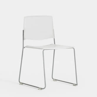 White  Conference Chair   | Crimons