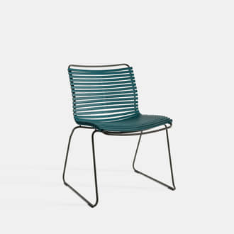 Dark Green Ribbed Chair | Crimons
