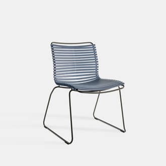 Blue Ribbed Chair | Crimons