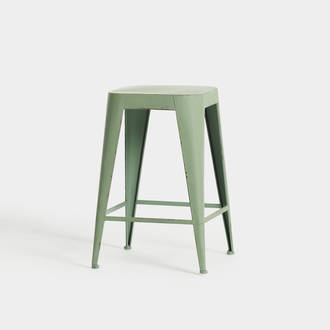 Green Low Industrial Stool | Crimons