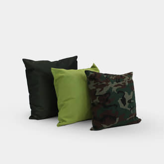 Green Dark Cushions | Crimons