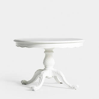 Round White Table Portobello | Crimons
