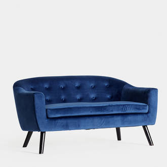 Blue Velvet Sofa | Crimons