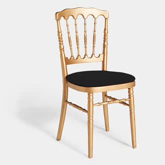 Gold Napoleon Chair | Crimons