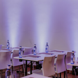 Event in a modernist building