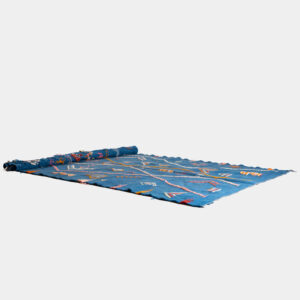 Alfombra Kilim azul oscuro Crimons