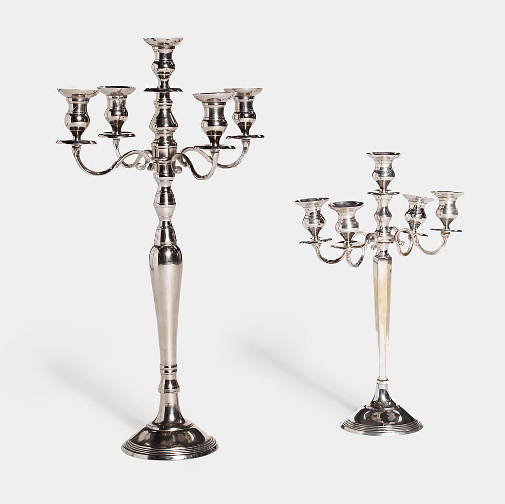 candleholder and lanterns
