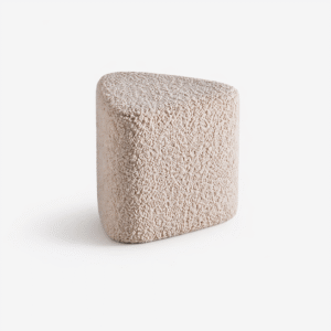 Puf Bouclé Triangular