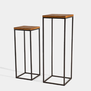 Columna "Arte" Madera/Hierro