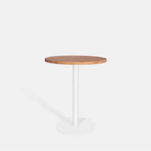 Mesa Finland Blanca-Madera 60Ø