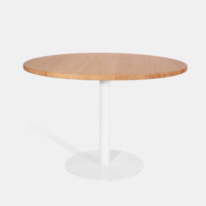 Mesa Finland Blanca-Madera 120Ø