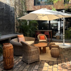 parasol brazo lateral crimons