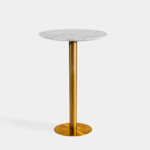 Mesa Alta Gold Mármol Blanco