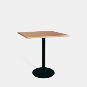 Mesa Finland Negro-Madera 70*70*