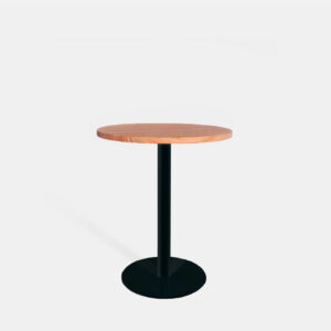 Mesa Finland Negro-Madera 60Ø